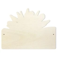 Kindergarderobe Holz - Baby Triceratops Mit Federkrone In Blau -Limango wallart kindergarderobe holz baby triceratops mit federkrone in blau 4