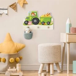 Kindergarderobe Holz - Landjunge Traktor In Grün 10 Kindergarderobe Holz - Landjunge Traktor In Grün -Limango wallart kindergarderobe holz landjunge traktor in grun 2