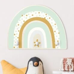 Limango 3 Limango -Limango wallart kindergarderobe holz regenbogen punkte stern pastell in pastell 1