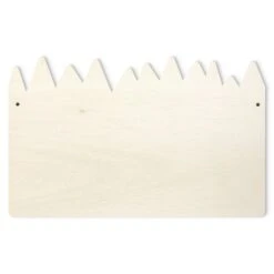 Kindergarderobe Holz - Schneebedeckte Berge Sterne Und Mond In Petrol -Limango wallart kindergarderobe holz schneebedeckte berge sterne und mond in petrol 4