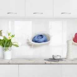 Limango 21 Limango -Limango wallart kuchenruckwand fruchte milch splash in weiss 1