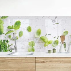 Limango 27 Limango -Limango wallart kuchenruckwand krauter auf holz shabby in grun 1