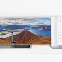 Limango 39 Küchenrückwand - Roys Peak In Neuseeland In Blau