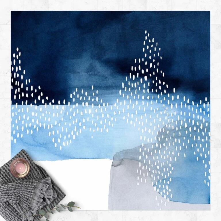 Limango 45 Limango -Limango wallart vinyl teppich abstrakter wasserfall in blau 1 768x768 1